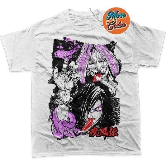 Orochimaru Shirt, Naruto Anime Shirts, Cotton Unisex T-shirt, Crew Neck, Size S- 3XL, Menswear Top, Womenswear Top Underwear Streetwear