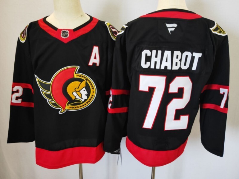Ottawa Senators #72 Thomas Chabot Style 1