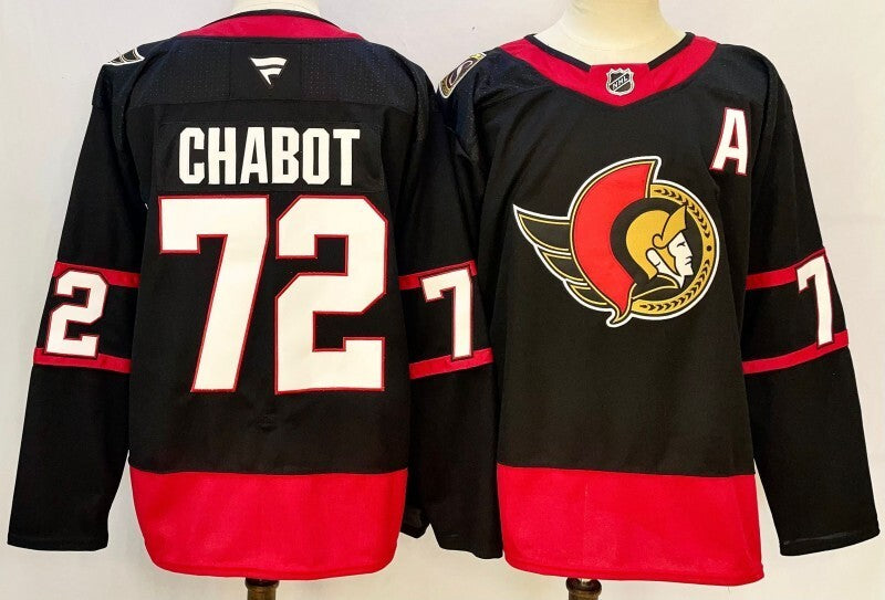 Ottawa Senators #72 Thomas Chabot Style 2