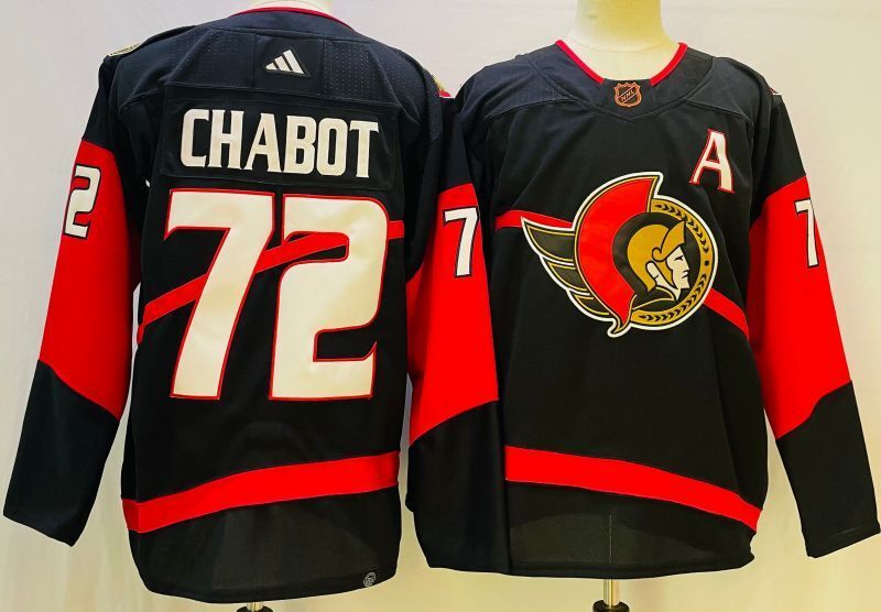 Ottawa Senators #72 Thomas Chabot Style 3