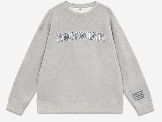 Overstimulated Crewneck Sweatshirt DRG, unisex hoodie T-Shirts | InkThreadWorks.com