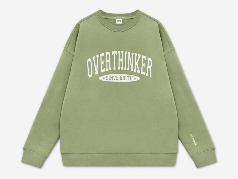 Overthinker Since Birth Crewneck Sweatshirt DRG, Classic Cotton
