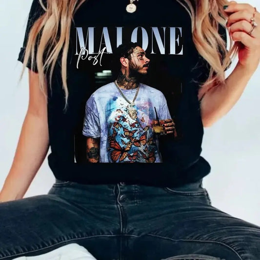 P.0sty Rap Music Merch Shirt, P.0sst Mal0n3 T Shirt Rap 90s Tee, Ausstin Album Rap 90s Tee, Tour Rapper Gift Bootleg, Unisex Short Sleeve Tee Shirt, Casual Clothing