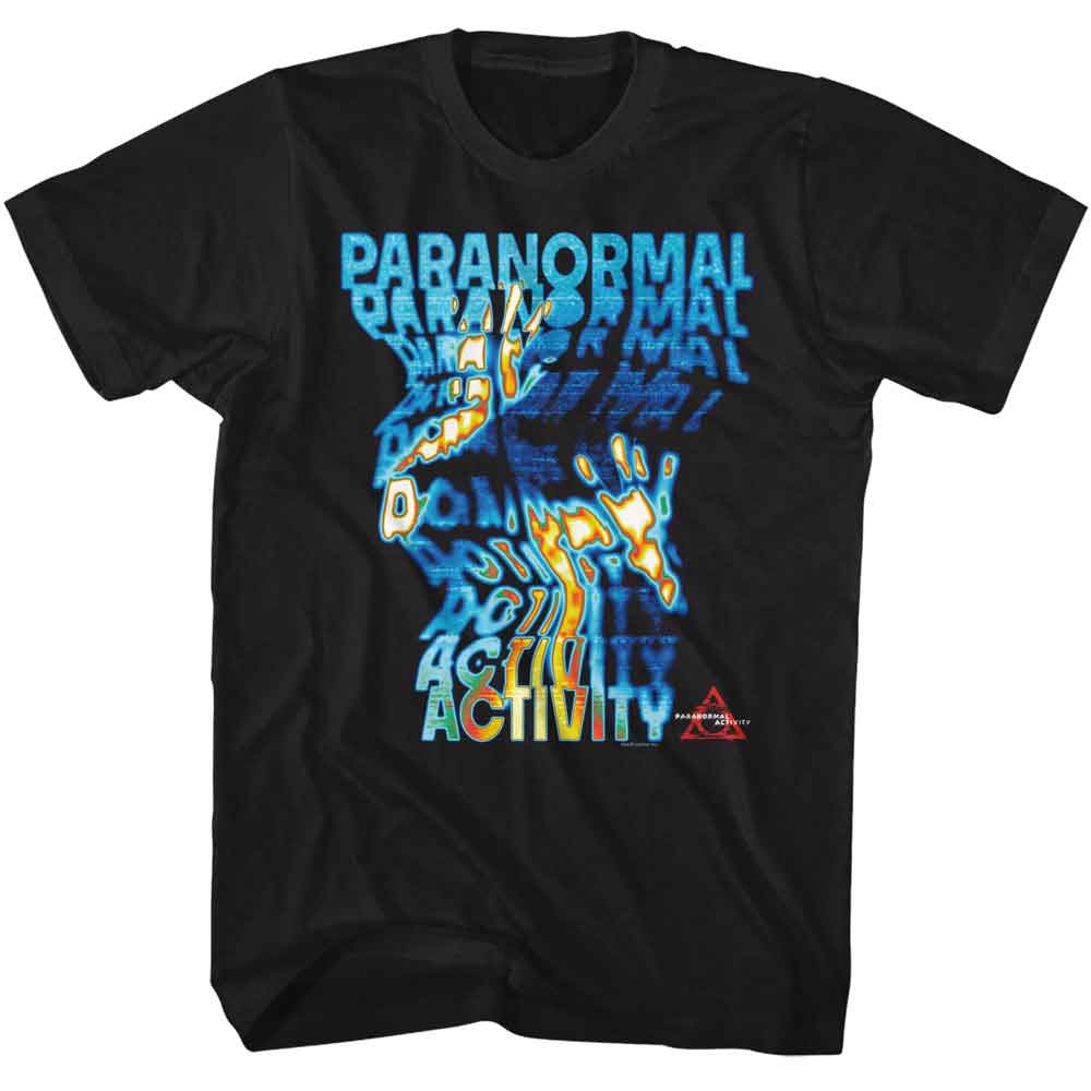 Paranormal Activity - Heat Signature - American Classics - Solid Black Adult Short Sleeve T-Shirt