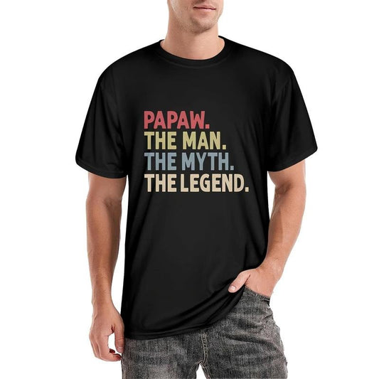 PAPAW, THE MAN, THE LEGEND, Outdoor Activities, Outdoor Adventures, Men's Clothing For Summer Outdoor, Weekend Casual,...