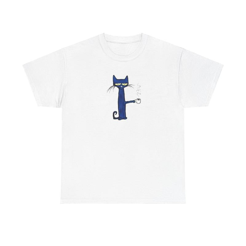 PETE THE CAT COFFEE SHIRT Hoodie, Sweatshirt | InkThreadWorks.com