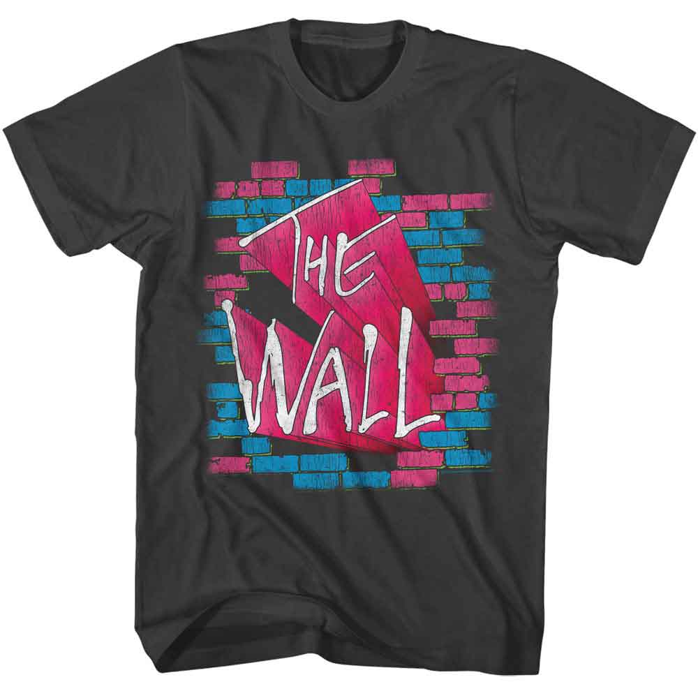 Pink Floyd - The Wall Bricks - American Classics - Smoke Adult Short Sleeve T-Shirt