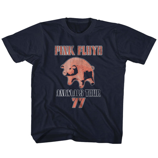 Pink Floyd Toddler S/S T-Shirt - Tour77 - Solid Navy