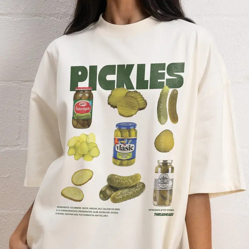 PICKLES TEE, Men Summer Fashion Cotton, Cotton Menswear, S to 3XL Soft Top Hoodie, Sweatshirt | InkThreadWorks.com