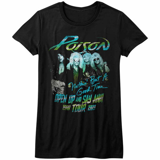 Poison Girls Juniors S/S T-Shirt - Tour Shirt - Solid Black