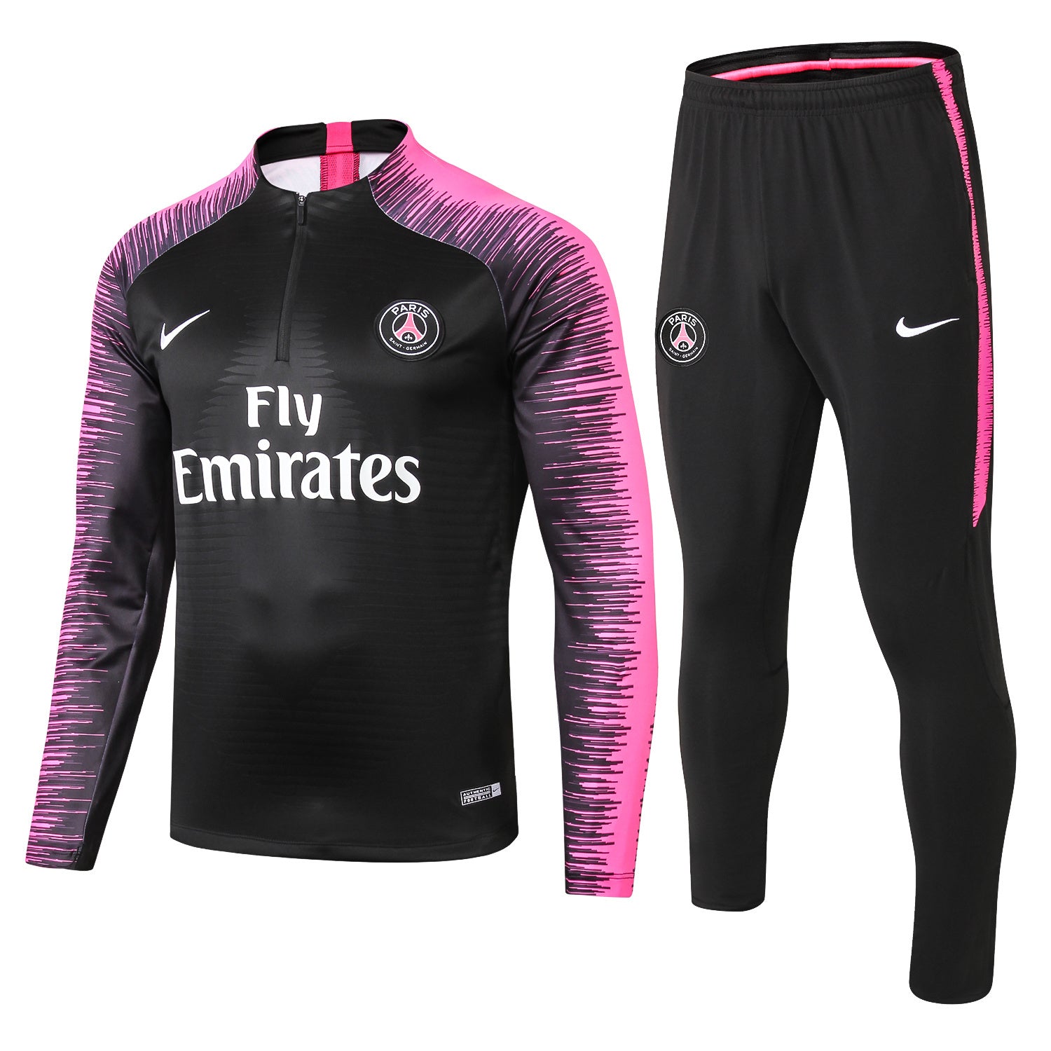PSG HALF STEEL PRINT BLACK PINK 1819 Black