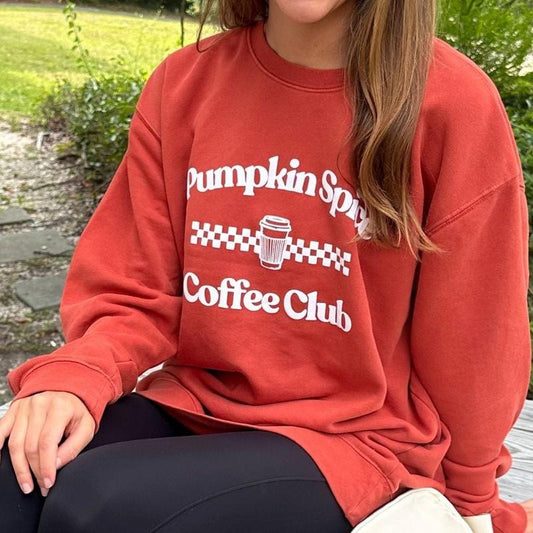 PUFF 'Pumpkin Spice Coffee Club' Cozy Crew T-Shirts, Hoodie, Sweatshirt | InkThreadWorks.com