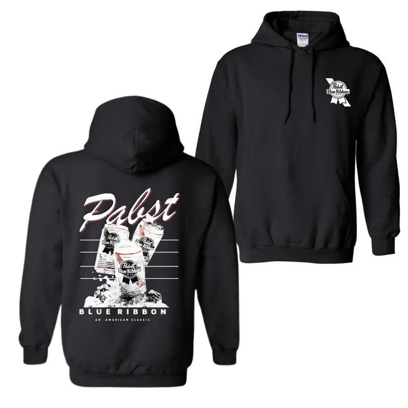 Pabst Blue Ribbon Beer hoodie, Cowboy hoodie, PBR hoodie, Pabst Blue Ribbon T-Shirts, Sweatshirt | InkThreadWorks.com