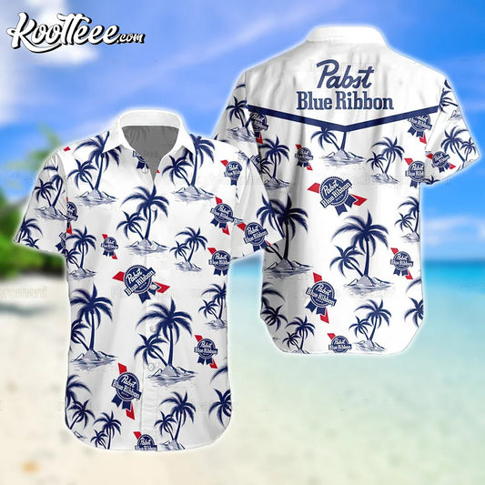 Pabst Blue Ribbon Hawaiian Shirt