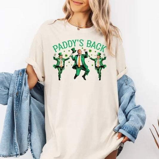 Paddy's Back Shirt,Funny Trump Irish Dance Shirt,St Patricks Day Shirt,St Patricks Trump,Trump Shamrock Shirt,Irish Day...