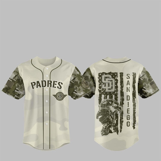 Padres 2025 Armed Forces Day Night Jersey - Grishko.com