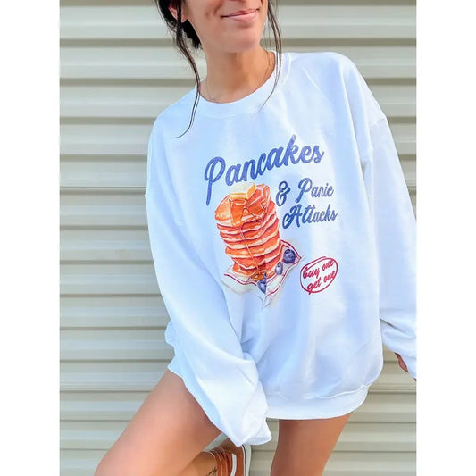 Pancakes Graphic Top