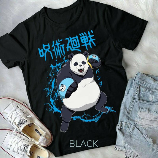 Panda Jujutsu Kaisen New Shirt,Otaku Shirt Gojou Sensei,Yuji Itadori S to 5XL Hoodie, Sweatshirt | InkThreadWorks.com