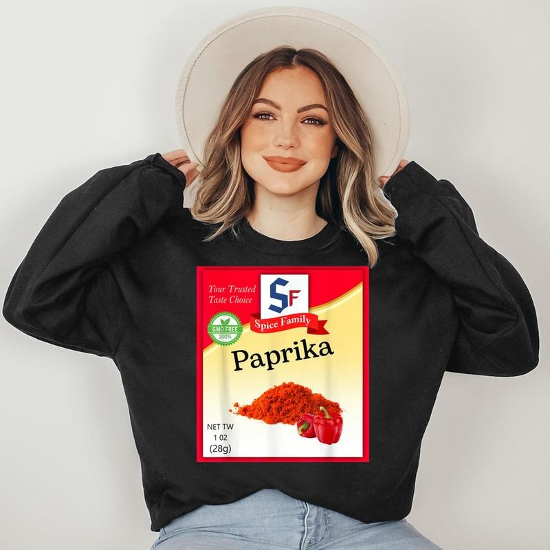 Paprika Condiment Costume Holiday Spice Group Costumes Sweatshirt Unisex T-Shirts, Hoodie | InkThreadWorks.com