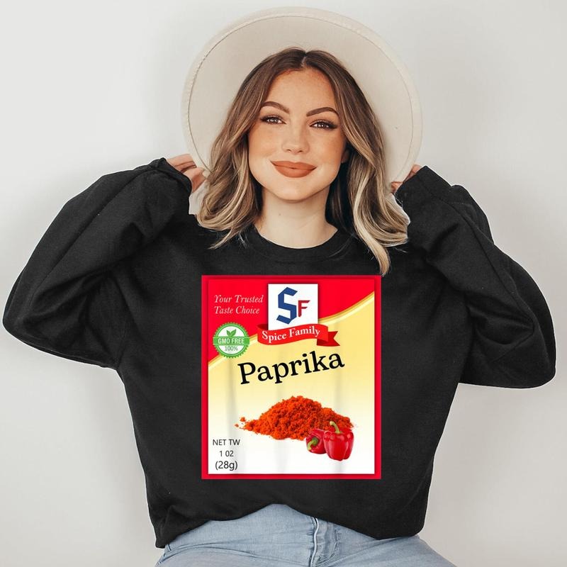 Paprika Condiment Costume Holiday Spice Group Costumes Sweatshirt T-Shirts, Hoodie | InkThreadWorks.com