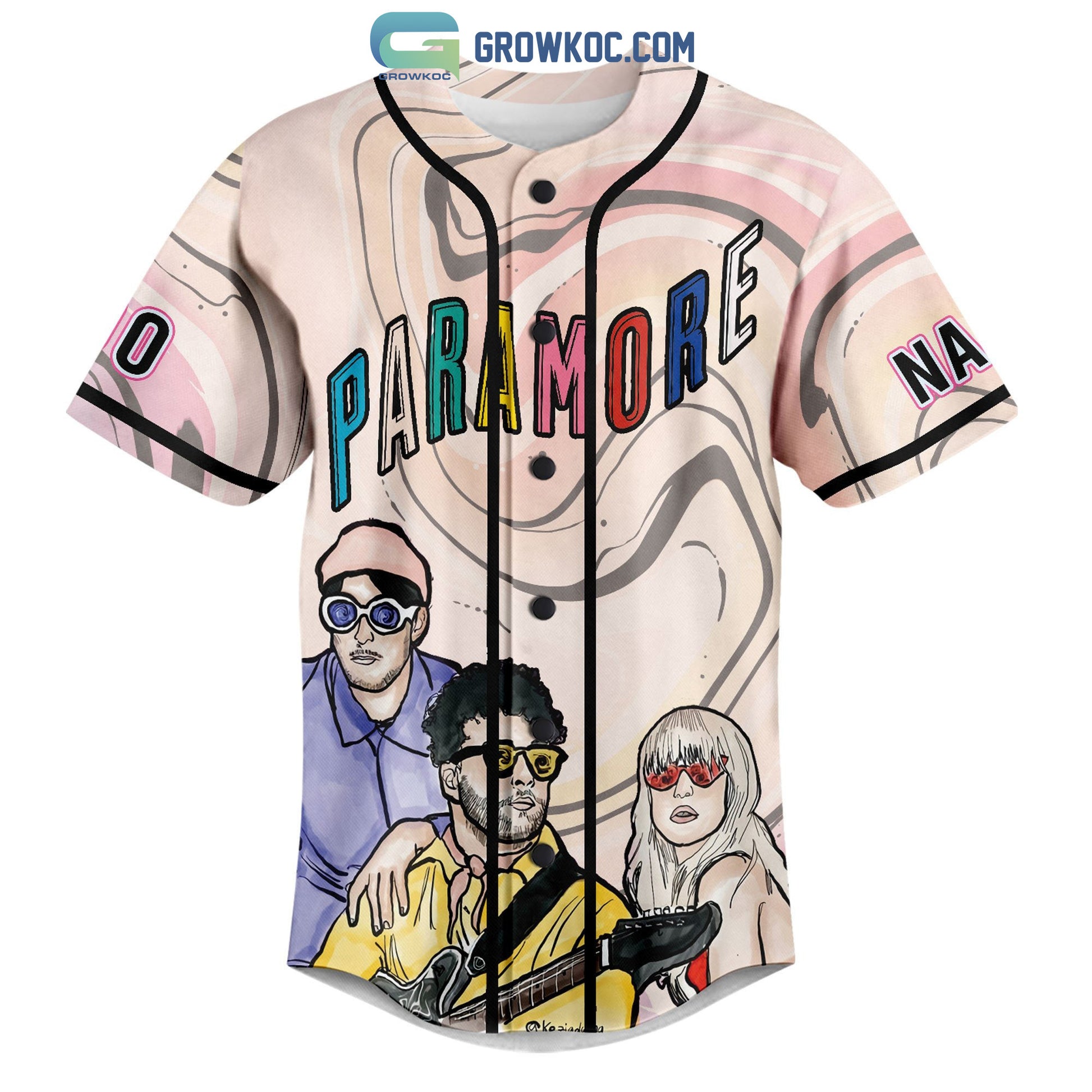Paramore Ain’t It Fun Livin’ In The Real World Personalized Baseball Jersey