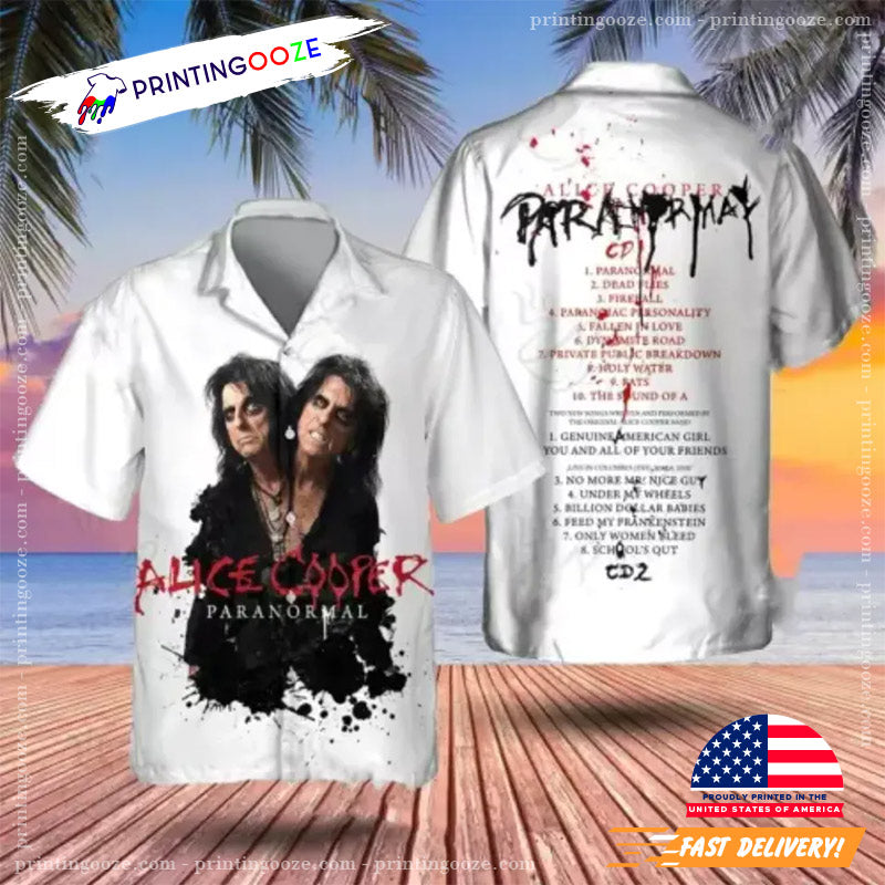 Paranormal Alice Cooper Rock Band Hawaiian Shirt