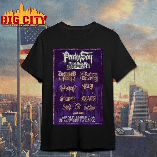 Party San Herbstoffensive VII September 18-19 2026 Concert Poster Shirt