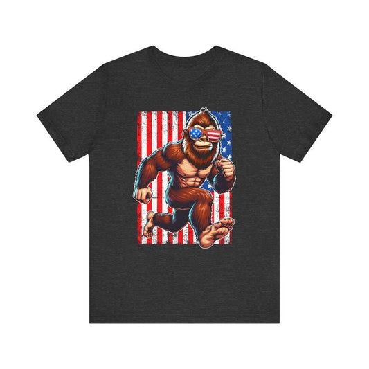 Patriotic Bigfoot 4th Of July T-shirt - Fun Independence Day  T-shirt, sweater and Hoodie Sweatshirt | InkThreadWorks.com