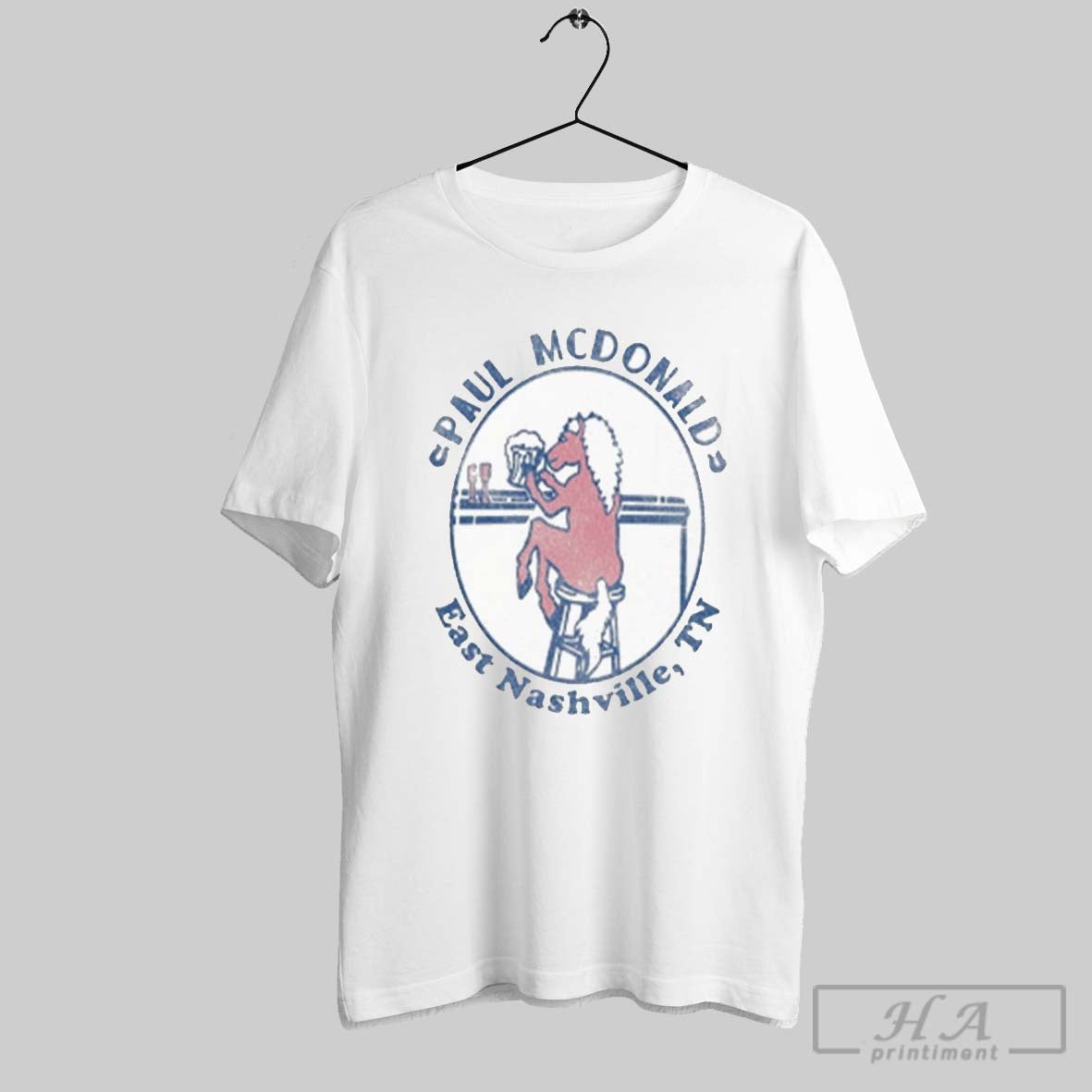 Paul Mcdonald East Nashville Tn Bar Pony T Shirts
