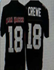 Paul Crewe 18 Mean Machine Jersey football Movie version Jerseys