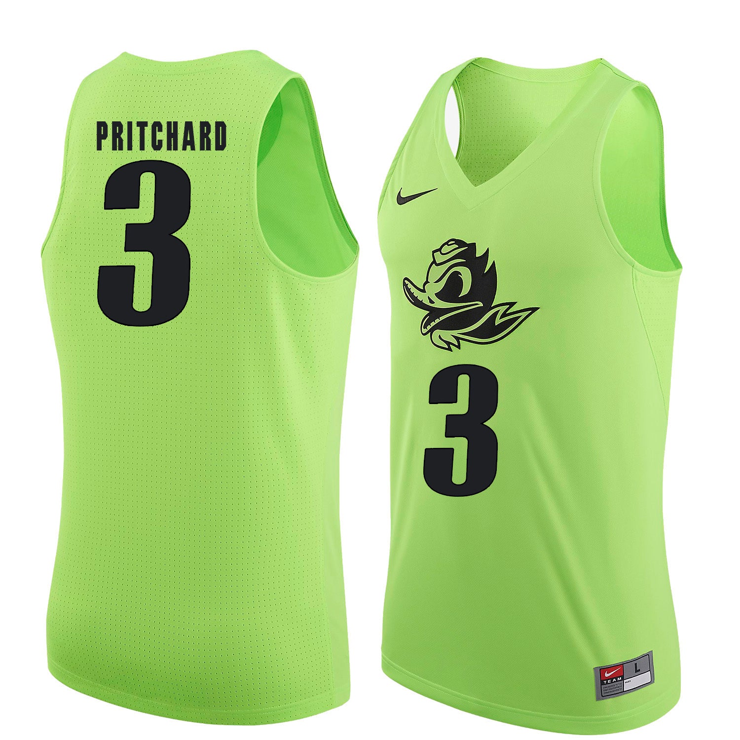 Payton Pritchard 3 Neon Green