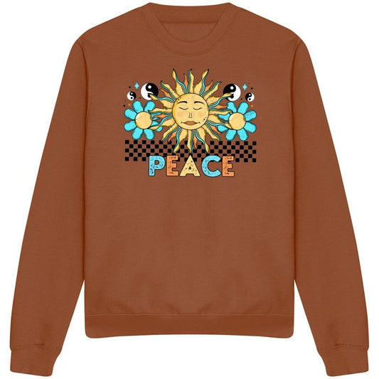 Peace Retro Sun Just Hoods Sweatshirt T-Shirts, Hoodie | InkThreadWorks.com