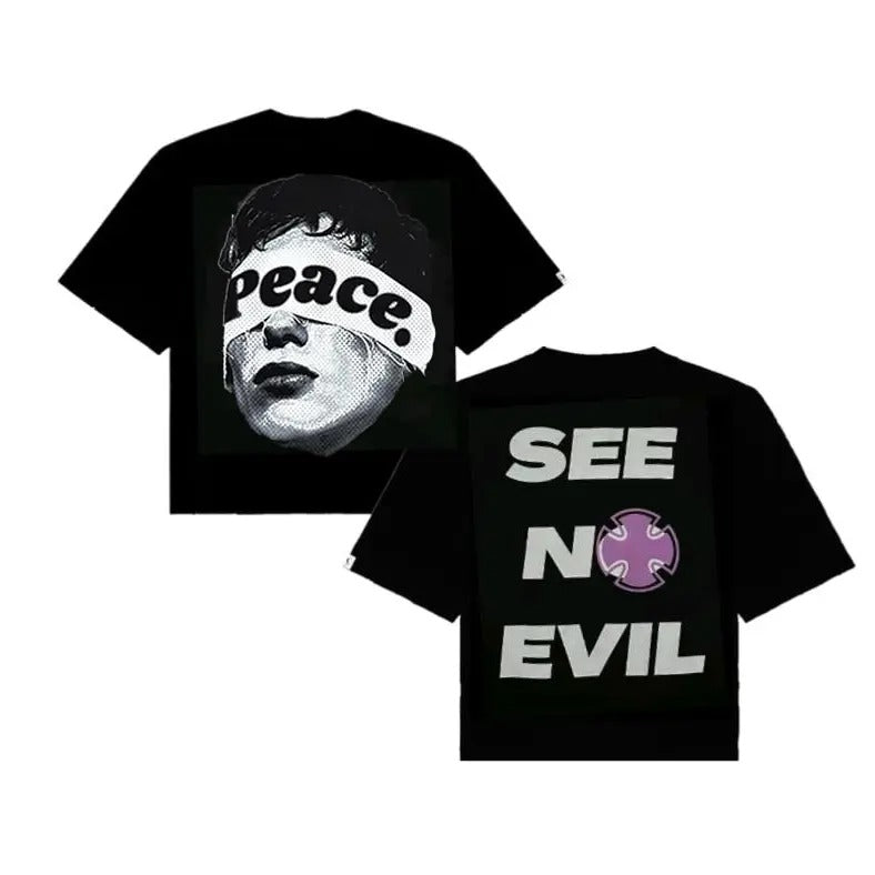Peace. See No Evil T-Shirt - Cotton Shirt - S to 4XL - Multiple color Hoodie, Sweatshirt | InkThreadWorks.com