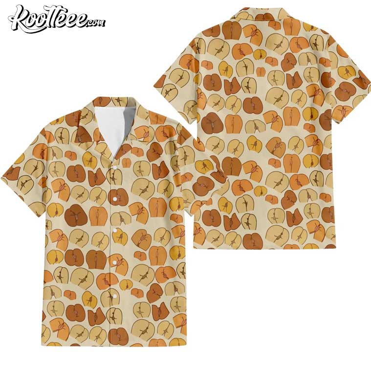 Peaches Butt Hawaiian Shirt