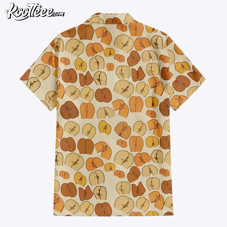 Peaches Butt Hawaiian Shirt