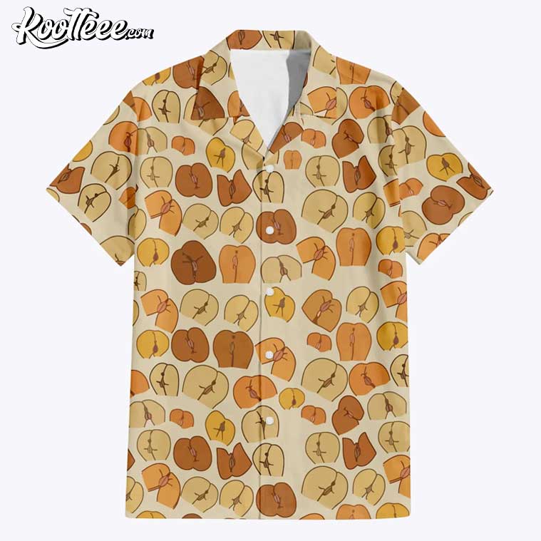 Peaches Butt Hawaiian Shirt