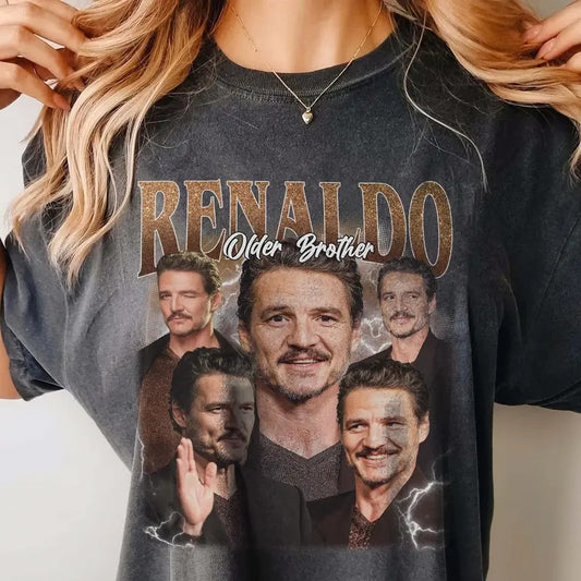 Pedro Pascal Renaldo SNL Comfort Colors Unisex Tshirt For Fan, Pedro Pascal Movie 90s Retro Bootleg Shirt, Fan Merch Celebrity Crush, Style Cotton Topstyle{n002}2