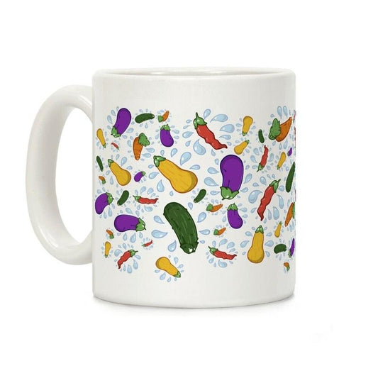 Penis Produce Pattern Coffee Mug 11oz-15oz, funny Coffee Mug, Gift Ideas