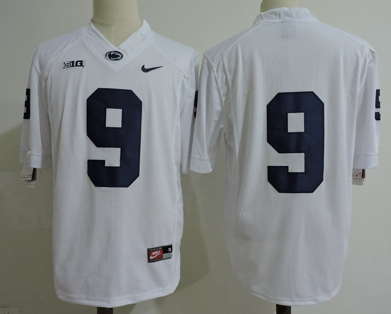 Penn State Nittany Lions Blue #9 Trace McSorley Style 2