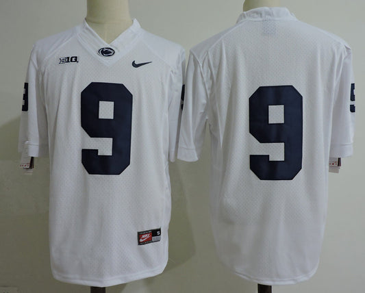Penn State Nittany Lions Blue #9 Trace McSorley Style 2