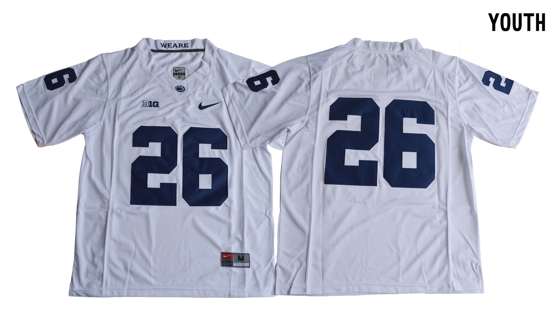 Penn State Nittany Lions Youth 26 White