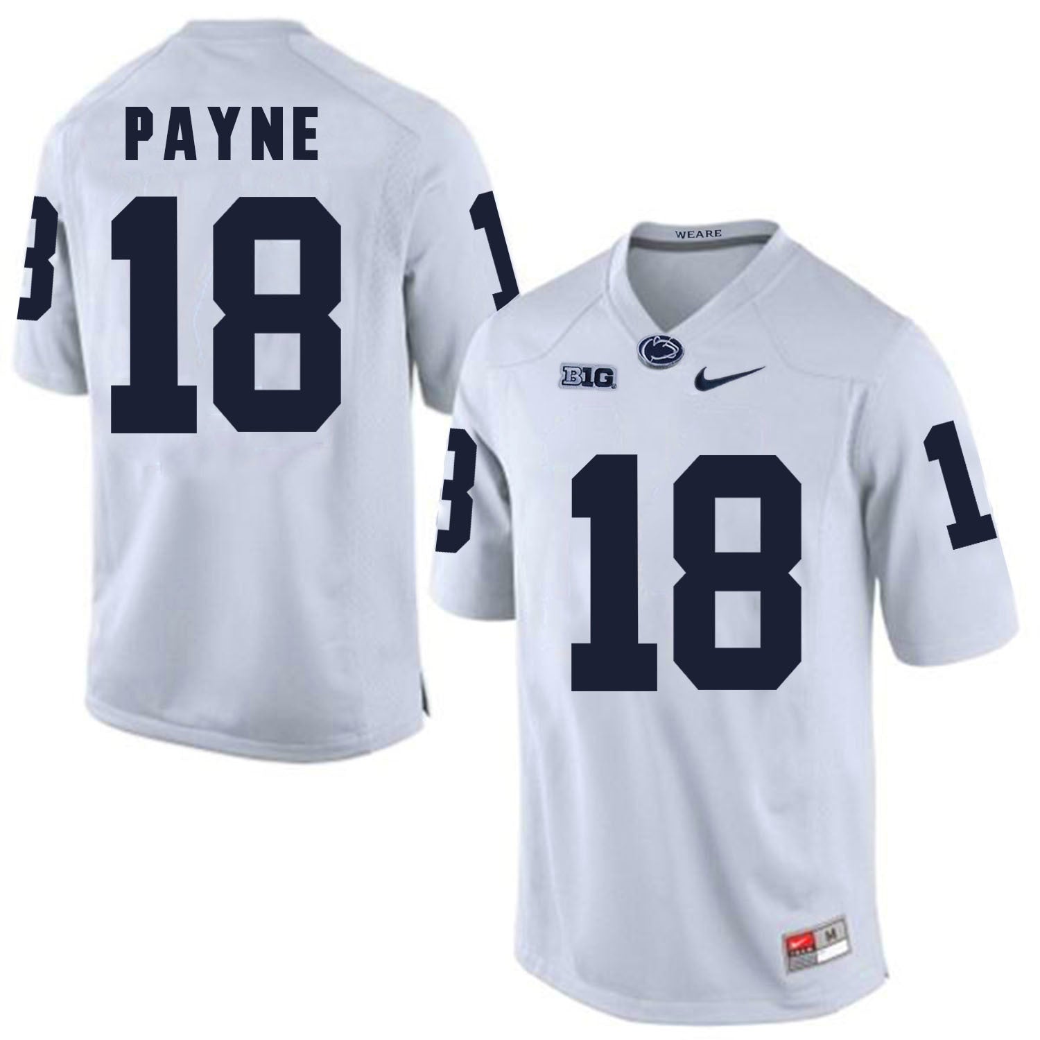 Penn State PAYNE 18 White