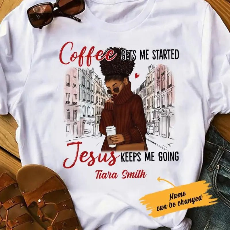 Personalized BWA Coffee Jesus T Shirt AG272 85O36 Hoodie, Sweatshirt | InkThreadWorks.com