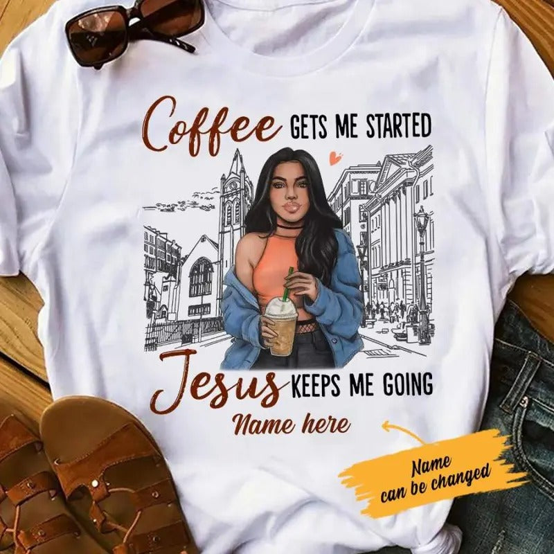 Personalized BWA Coffee Jesus T Shirt AG281 65O36 Hoodie, Sweatshirt | InkThreadWorks.com
