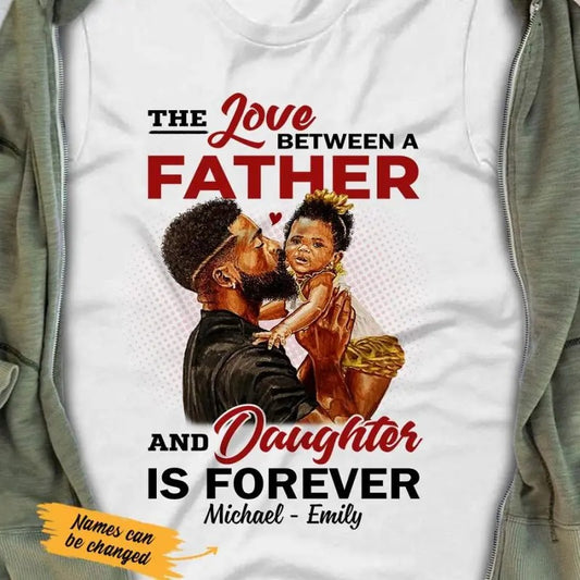 Personalized BWA Dad And Daughter Love T Shirt AG173 81O47 Hoodie, Sweatshirt | InkThreadWorks.com