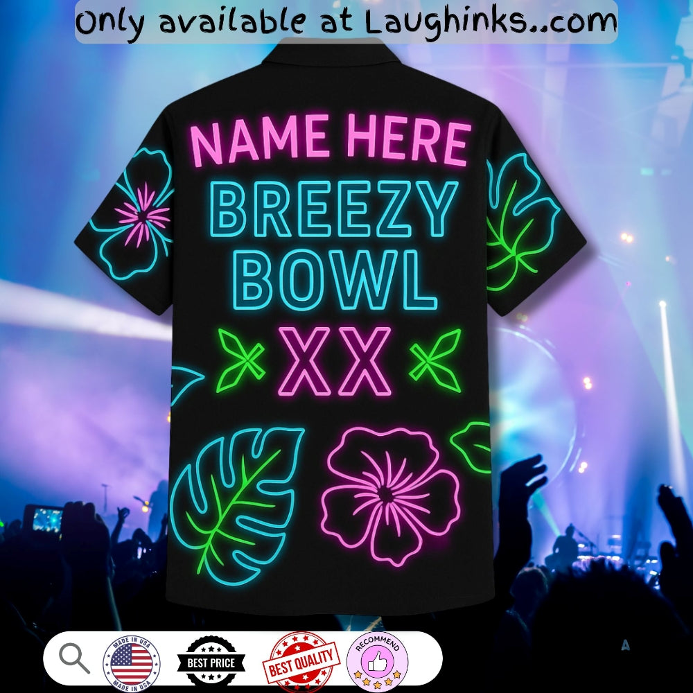 Personalized Chris Brown 2025 Hawaiian Shirt Breezy Bowl Xx Tour 2025 Concert