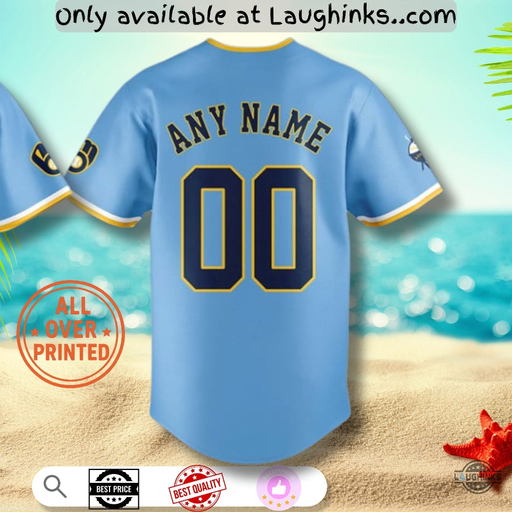 Personalized Milwaukee Brewers City Connect Hawaiian Shirt Giveaway 2022
