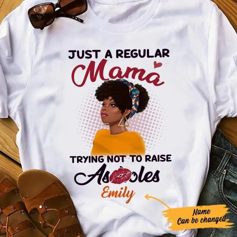 Personalized Regular BWA Mom T Shirt AG82 29O57 Hoodie, Sweatshirt | InkThreadWorks.com