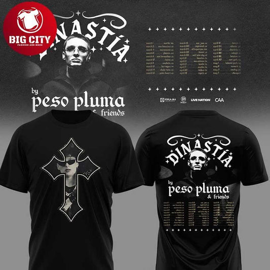 Peso Pluma Dinastia Tour 2026 North America Two Sided Shirt