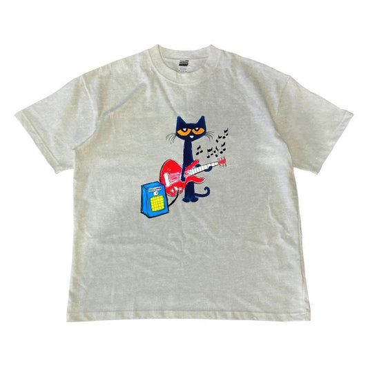 Pete The Cat Playing Guitar Baby Tee Y2K Shirt, Political Activism Baby Tee, LGBTQ Rights Baby Tee, Free Speech, Feminist...
